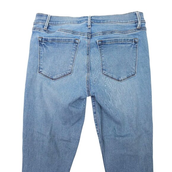 Loft Legging Jean Mid Rise Womens Size 27/4 Stretch Light Wash Denim - Picture 10 of 14